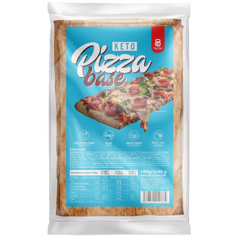 Cheat Meal Keto Pizza Base - 90g (Set of 2)